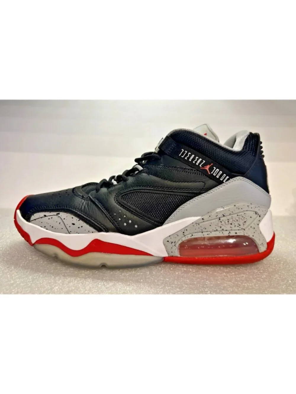 Nike Air Jordan Point Lane Black Cement Shoes Sneakers Men's Size 10.5 Excellent